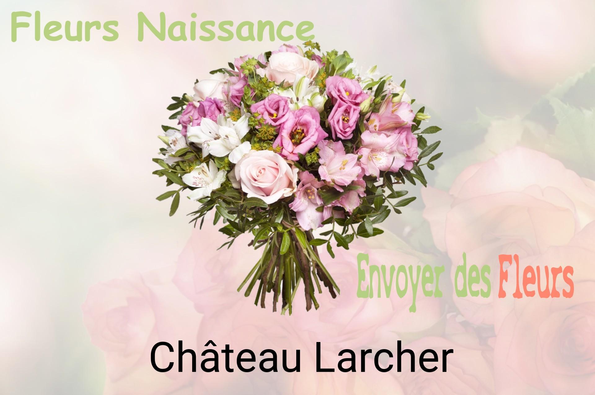 Bouquet de fleurs de naissance livré à Château-Larcher